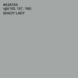 #A3A7A6 - Shady Lady Color Image